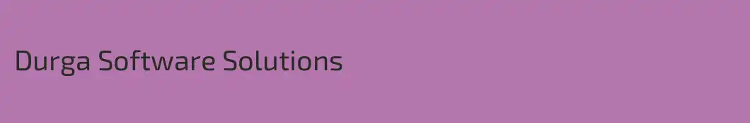 Durga Software Solutions
